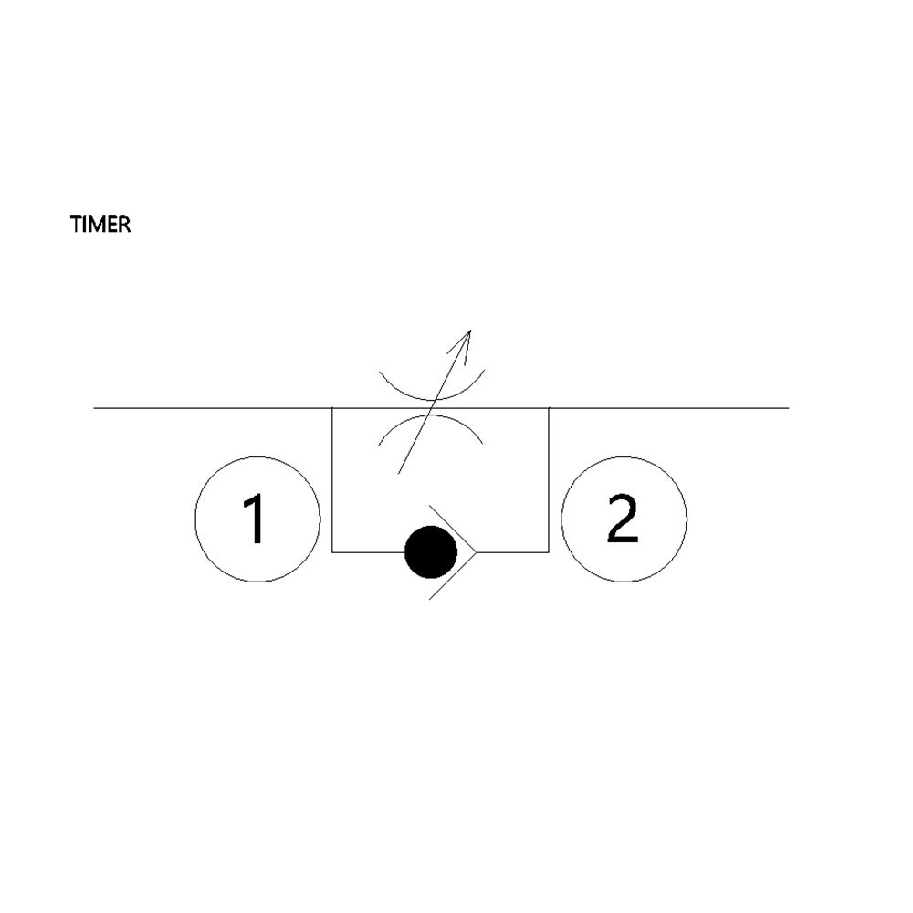 TM0-2103 NUMATROL TIMER TM SERIES TWO TIMERS W/BASE